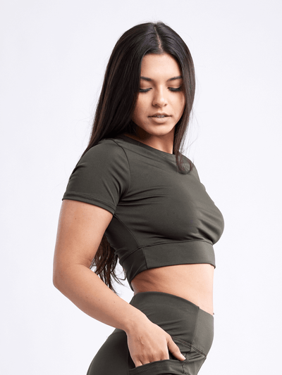 JupiterGear Short-Sleeve Crop Top