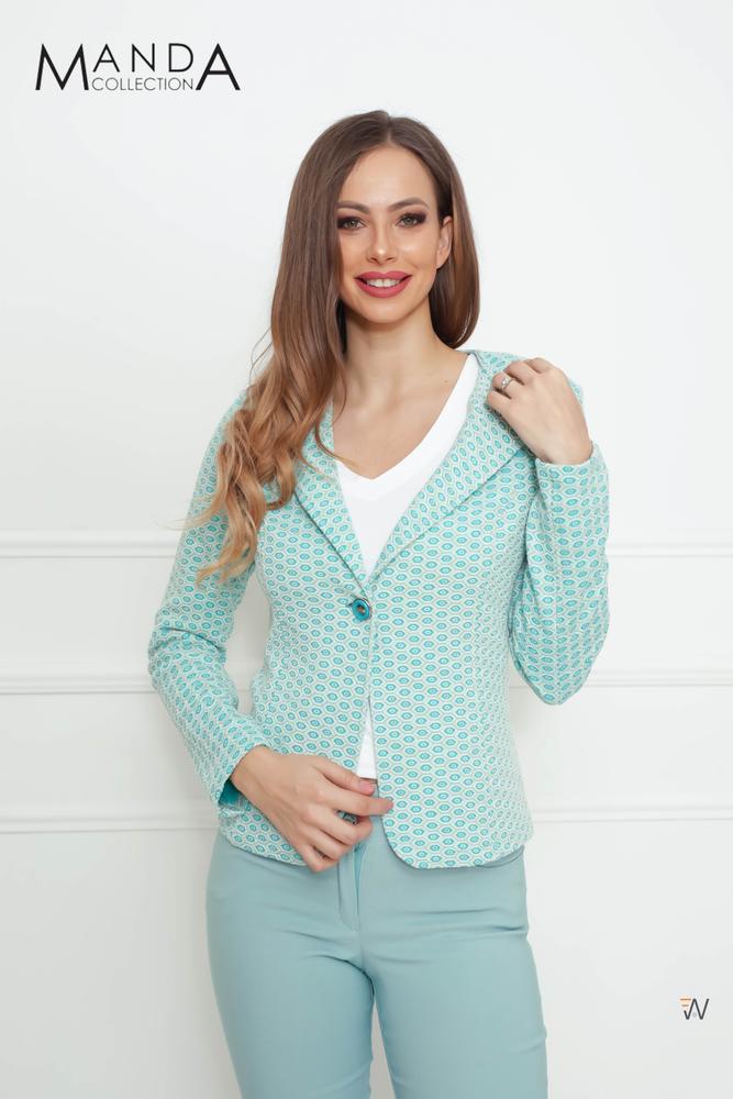 Patterned blazer