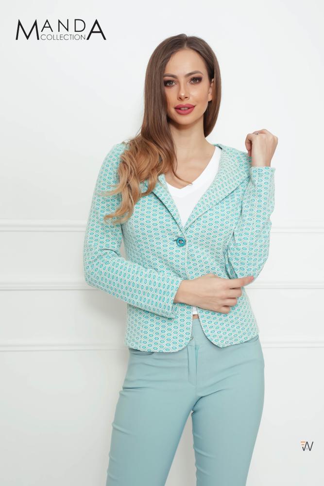 Patterned blazer