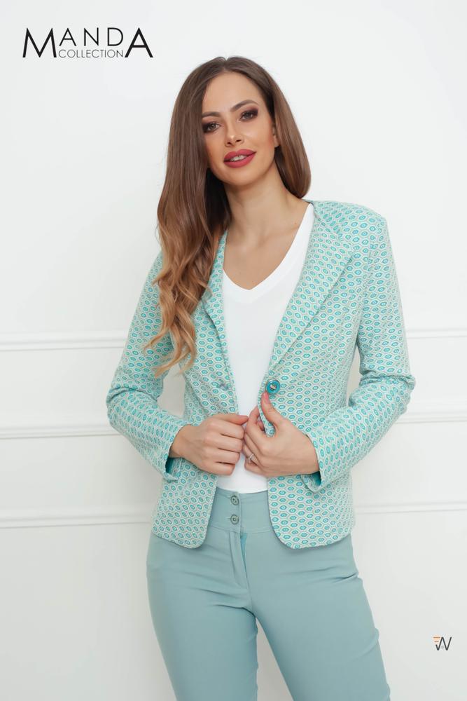 Patterned blazer