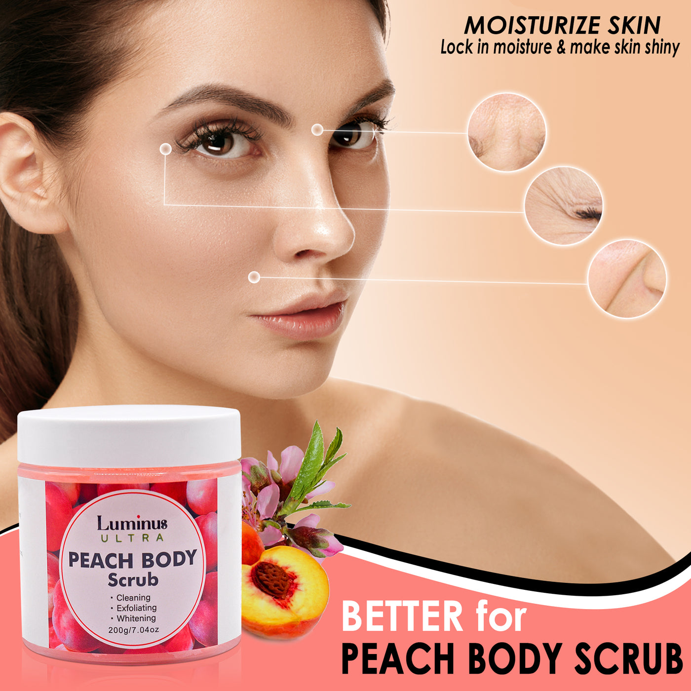 Peach Body Scrub