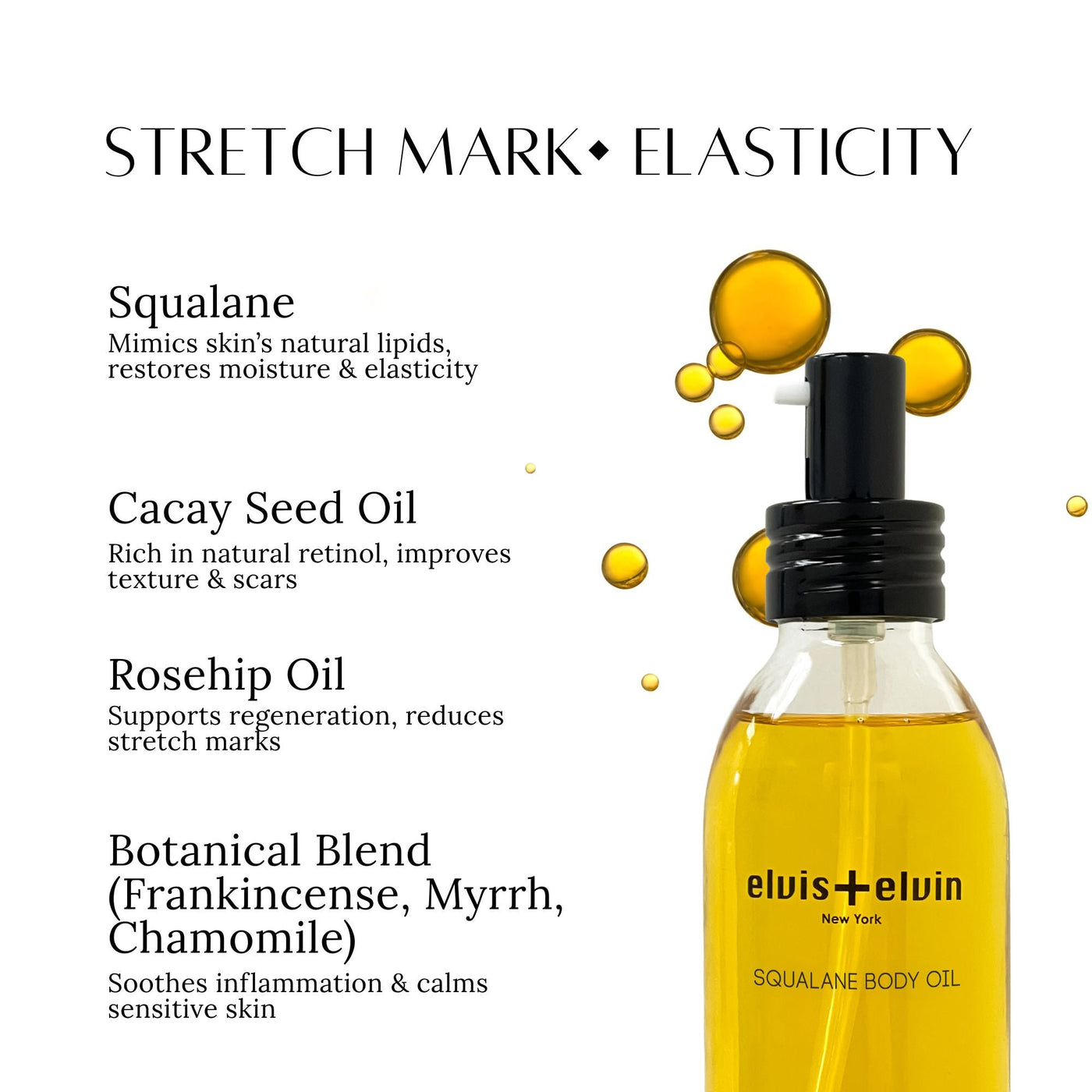 elvis+elvin Squalane body oil