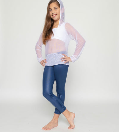 Shine Blue Leggings