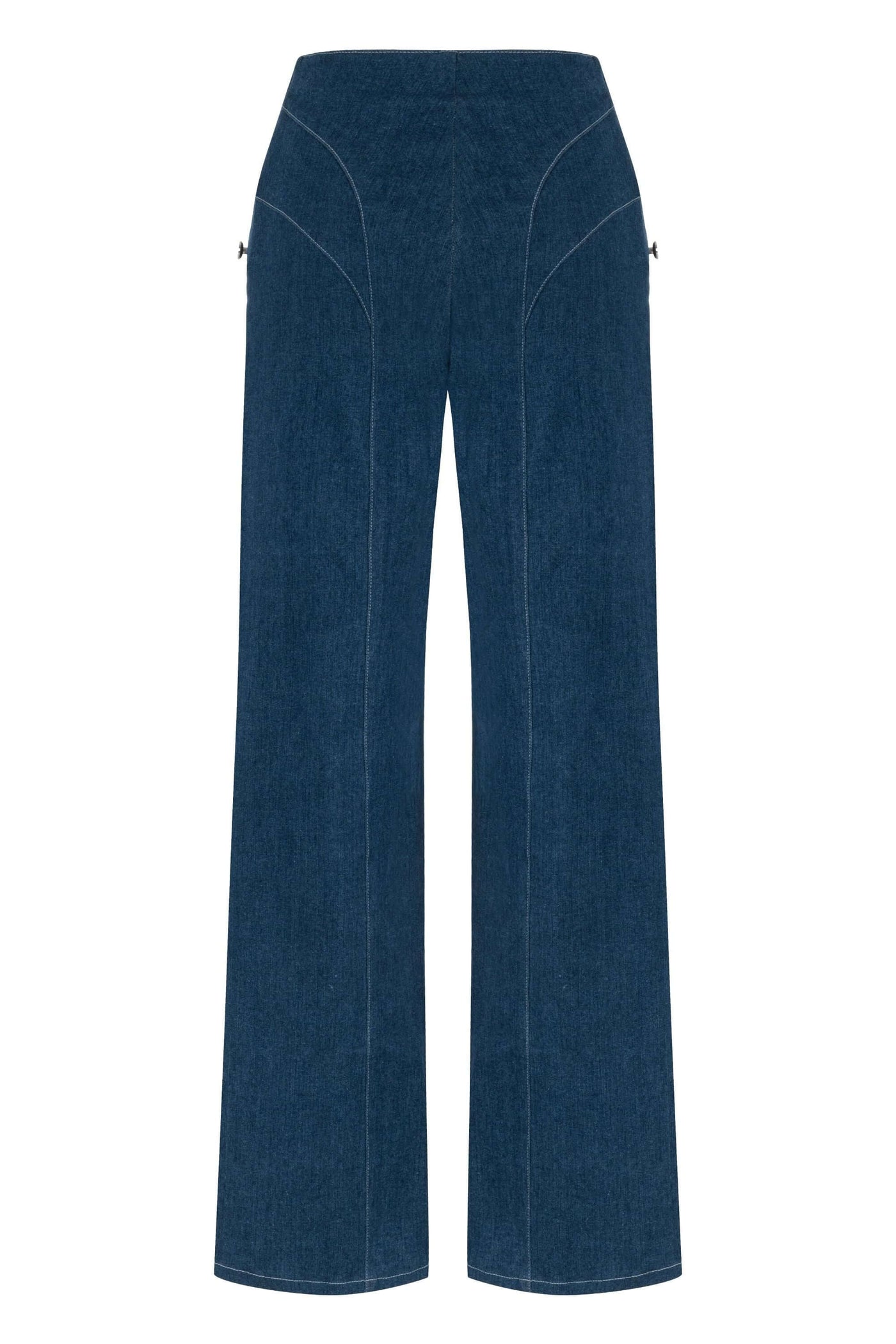 JENDUE Myla Denim Jean - Women's High-Waisted Wide Leg