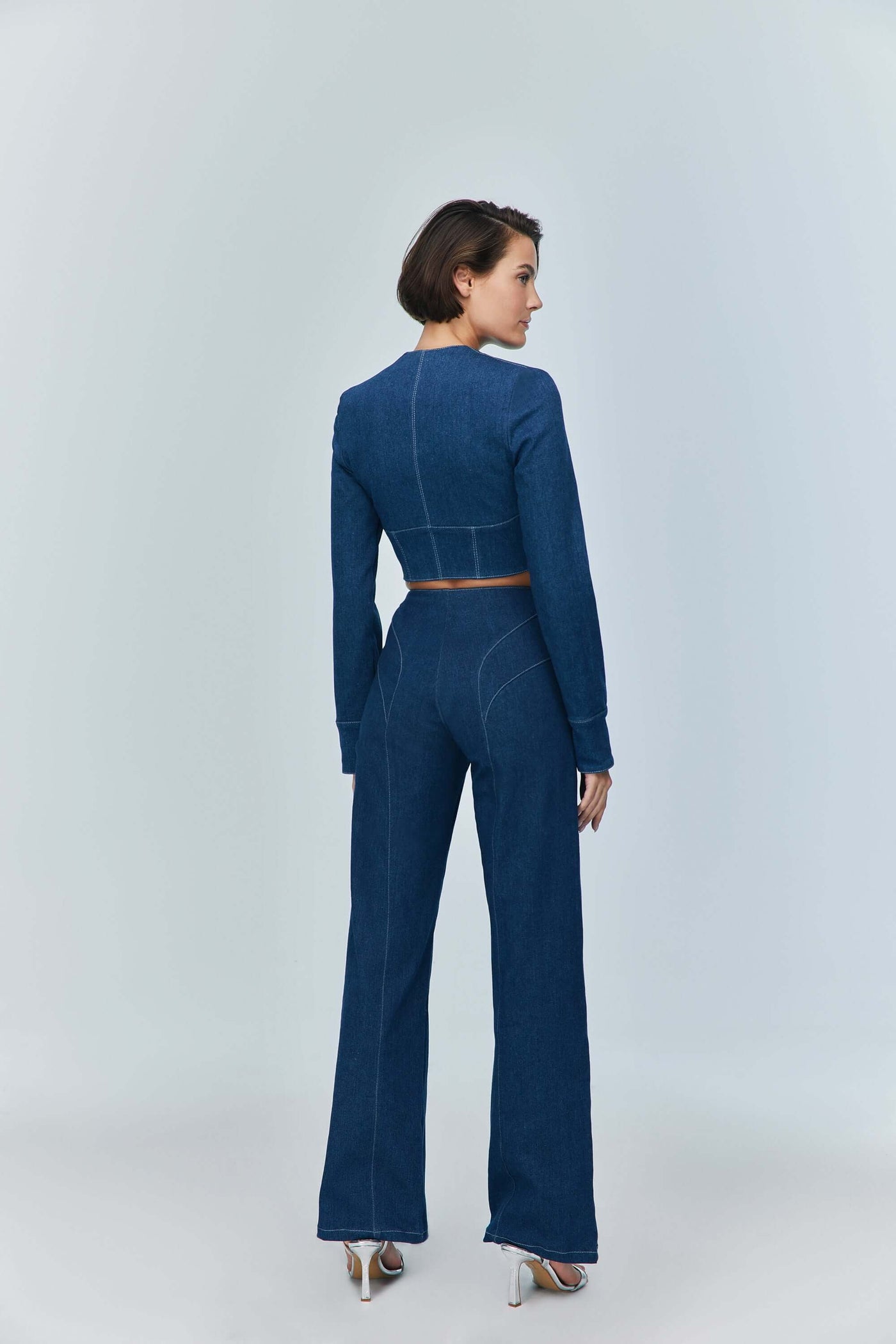 JENDUE Myla Denim Jean - Women's High-Waisted Wide Leg