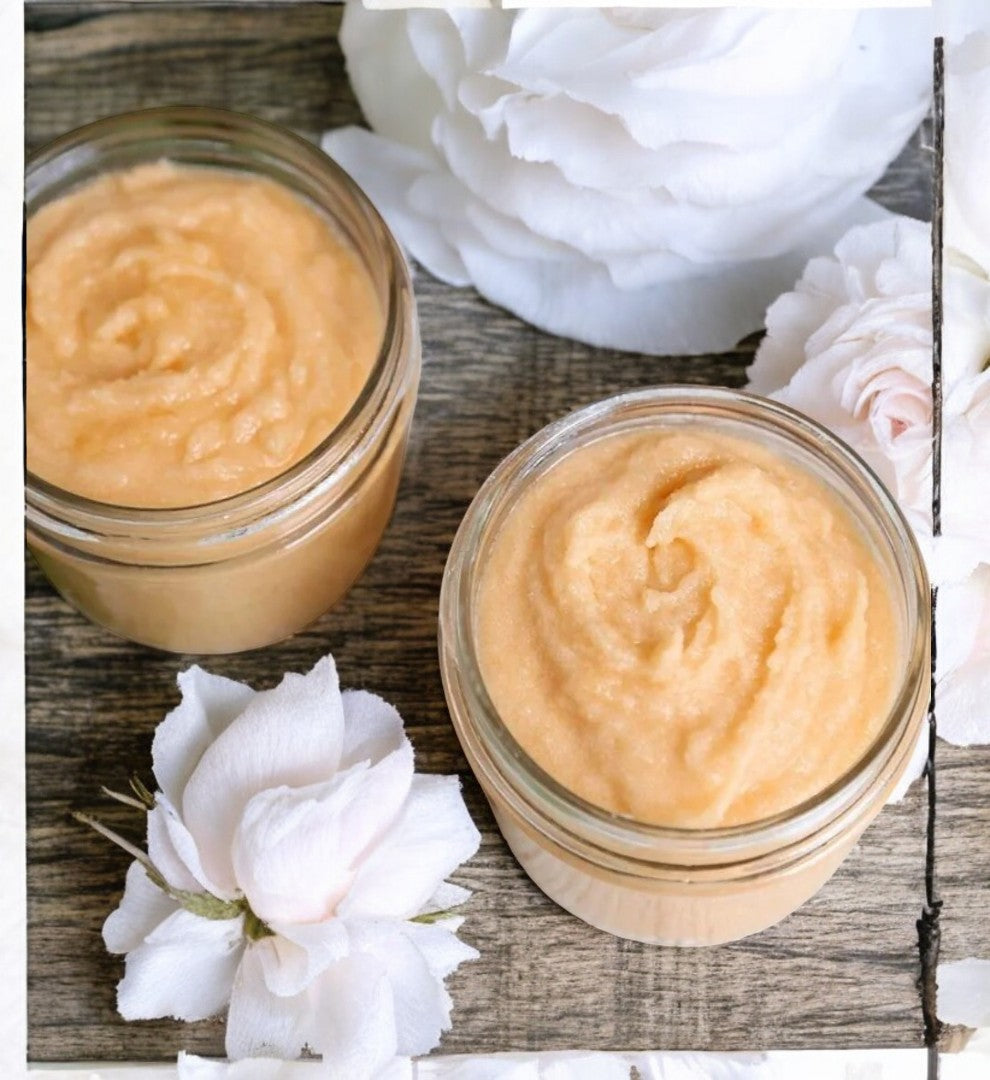 Luxury Orange, Basil and Lime Foot Scrub with Clay