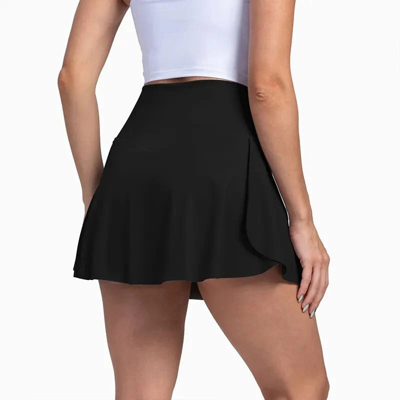 Women Pleated Tennis Skirt with Pockets