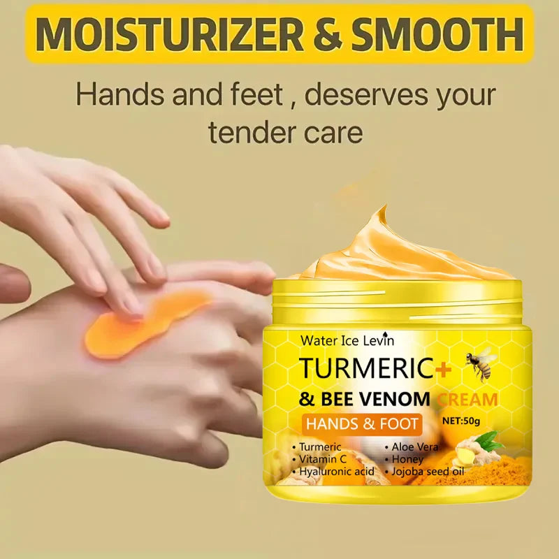 Turmeric Bee Venom Foot Hand Cream 50g
