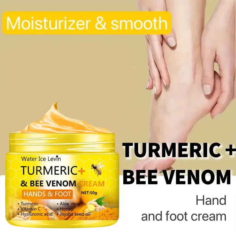 Turmeric Bee Venom Foot Hand Cream 50g