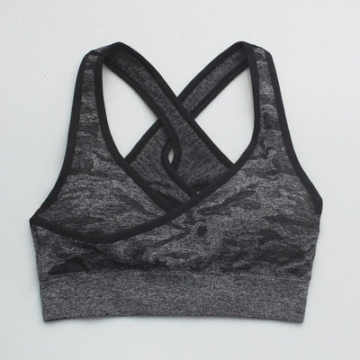 Camouflage Push Up Sports Bra
