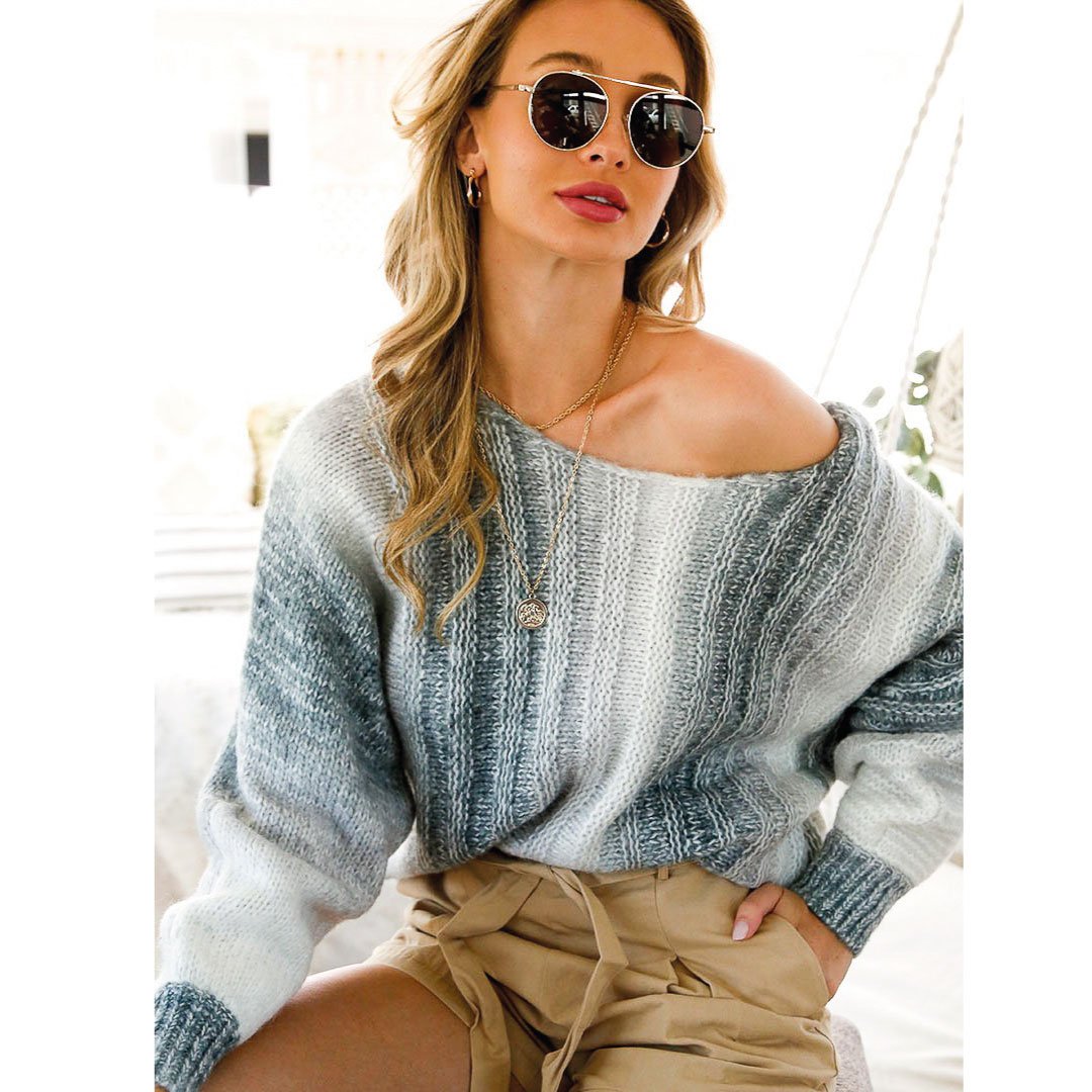 DGD Sweater Trendy Lightweight Winter Knit Top