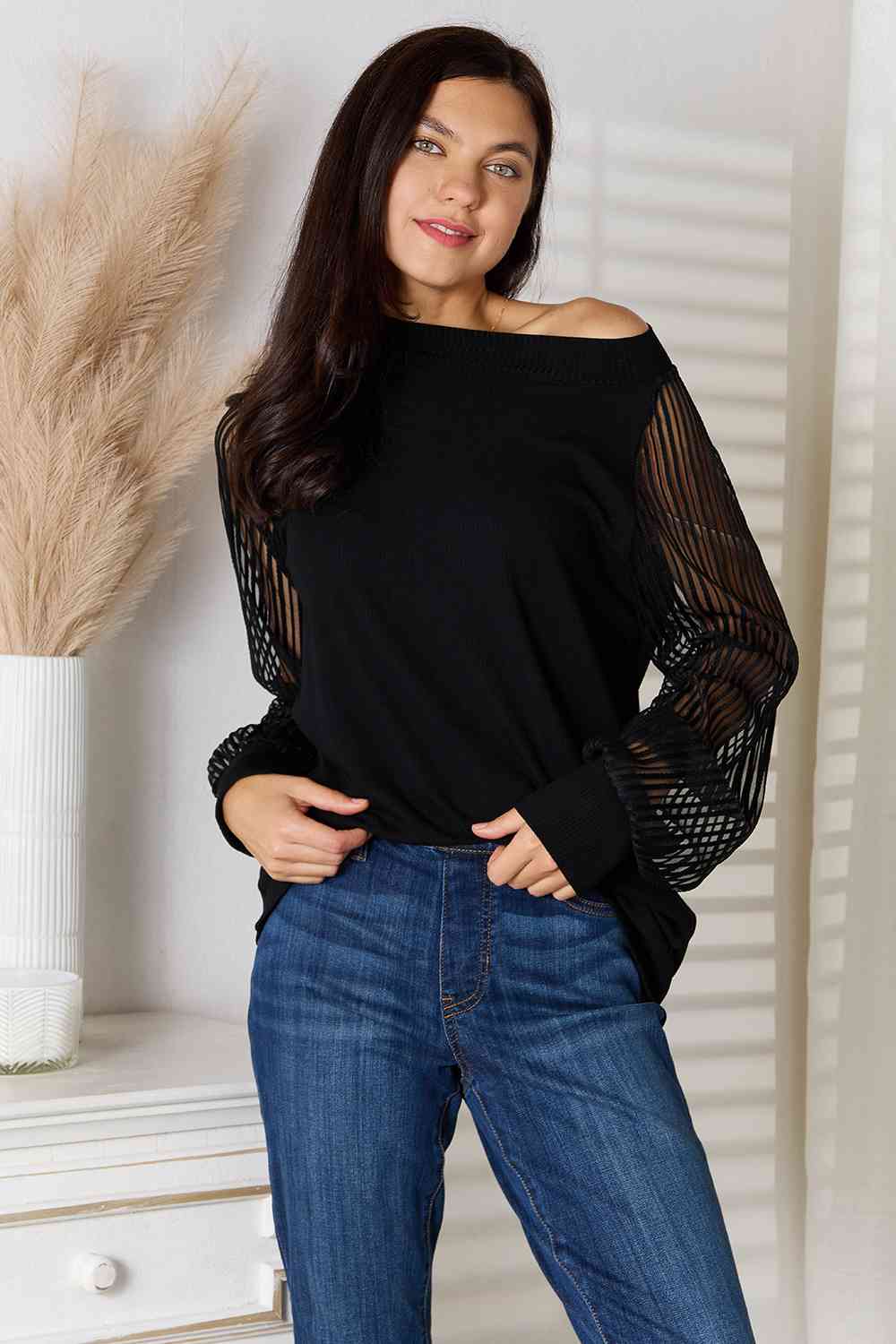 Raglan Sleeve Top Casual Chic Women's Shirt