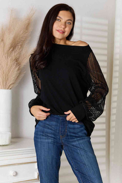 Raglan Sleeve Top Casual Chic Women's Shirt