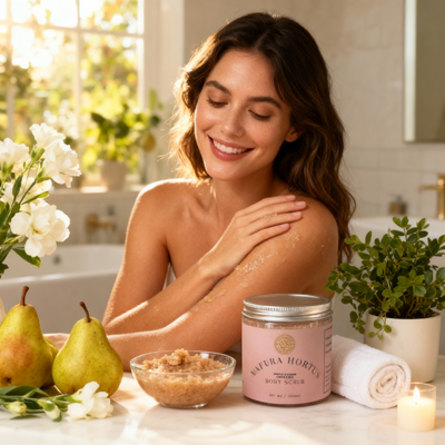 Mafura Hortus Petal & Peach Infusion Body Scrub