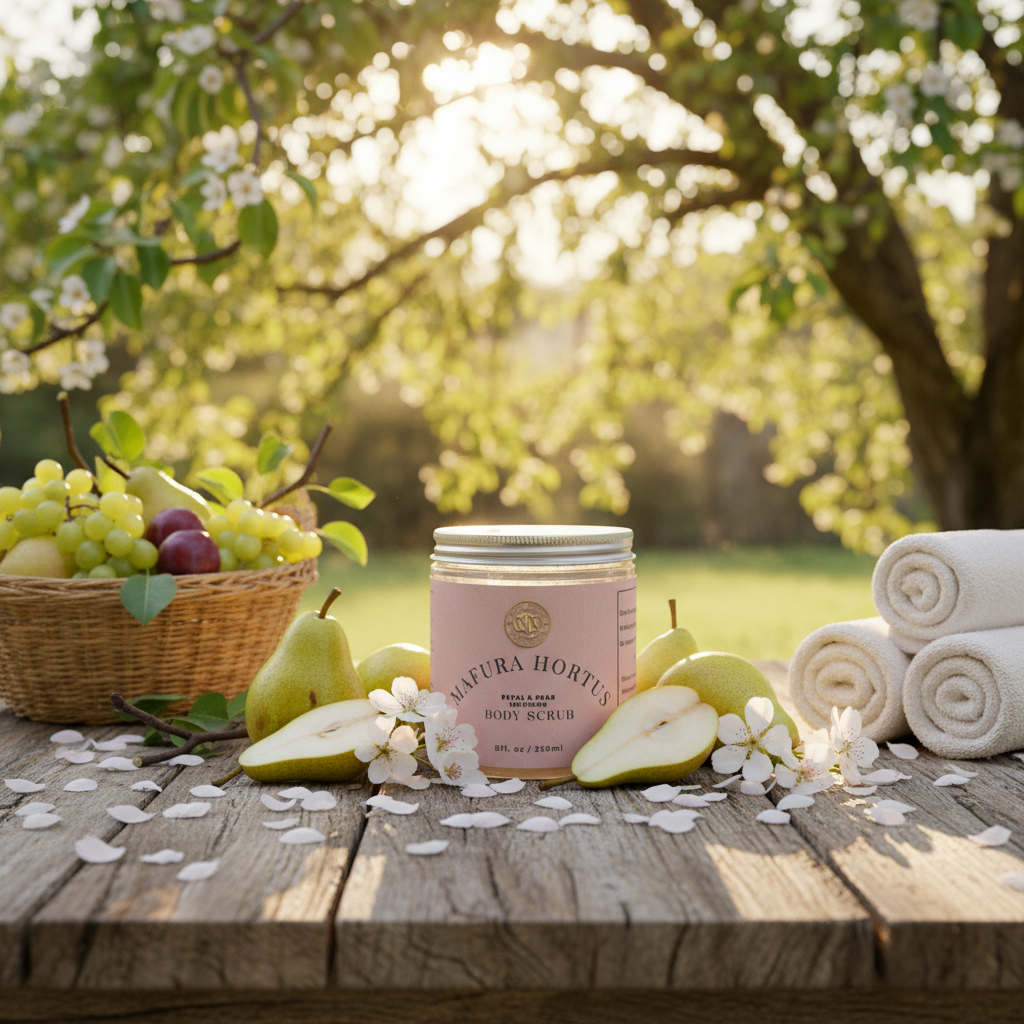 Mafura Hortus Petal & Peach Infusion Body Scrub