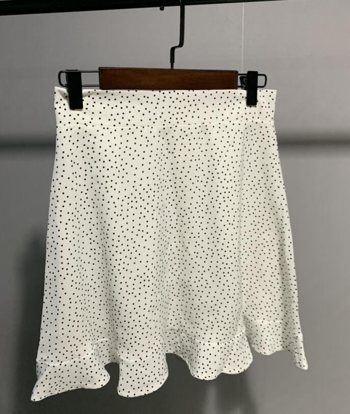 Women Dots Mini Skirt