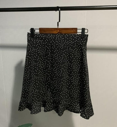 Women Dots Mini Skirt