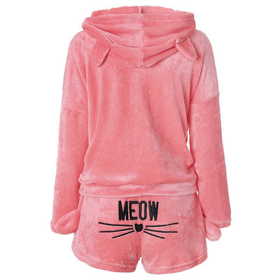 Pyjamas Animal Sleepwear Cat Female Pajama Women Homewear-1