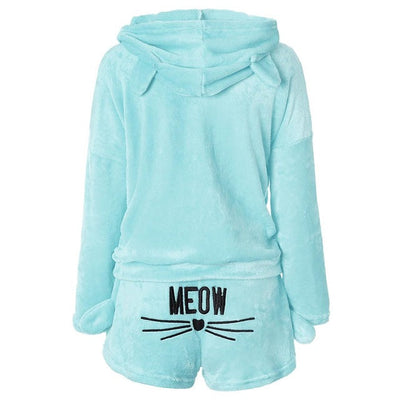 Pyjamas Animal Sleepwear Cat Female Pajama Women Homewear-3