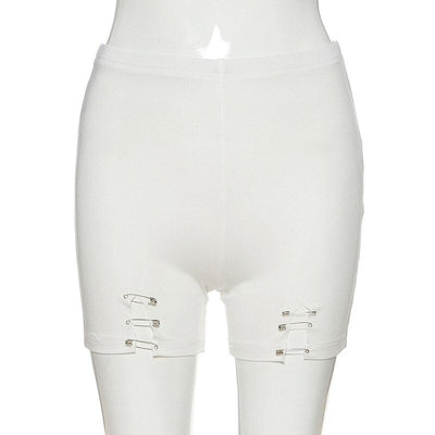 Seamless Pin Sports Yoga Shorts