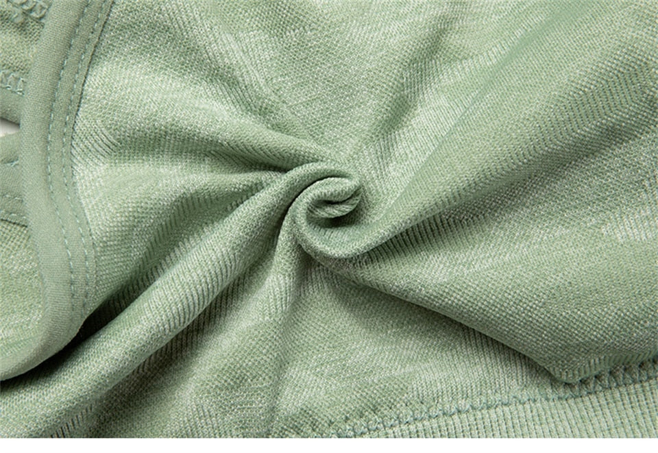 Yoga Bra Crop Tops Gym Seamless Sports