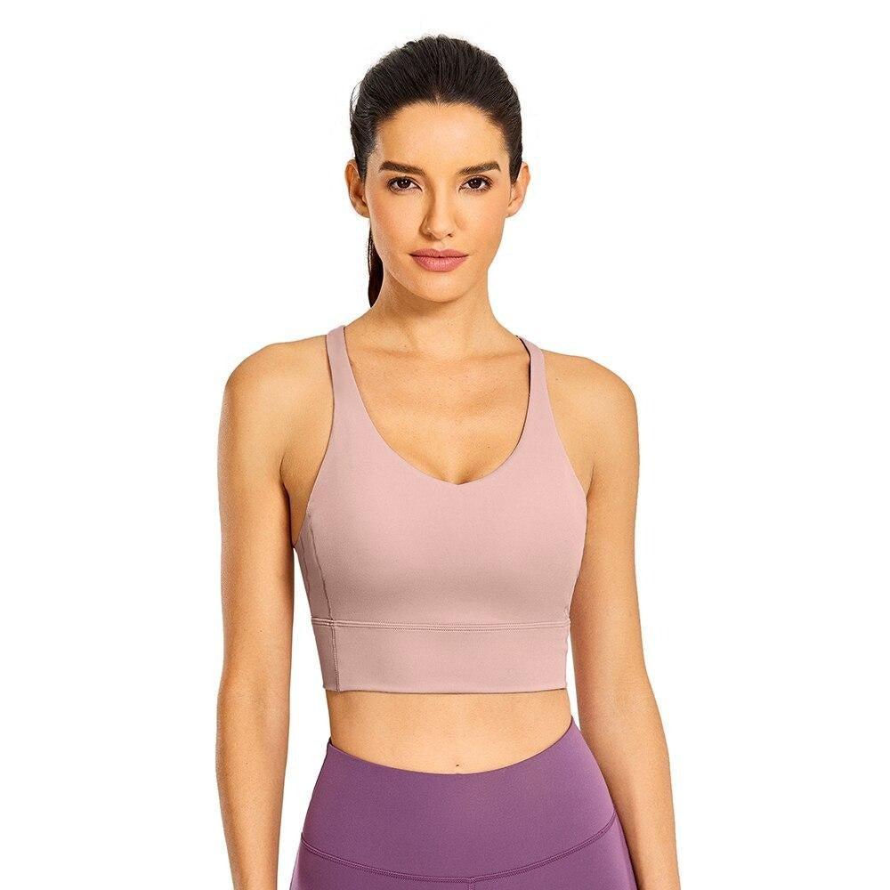 Women's Strappy Longline Sports Bra