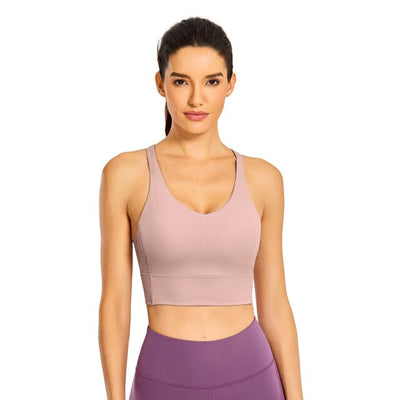 Women's Strappy Longline Sports Bra