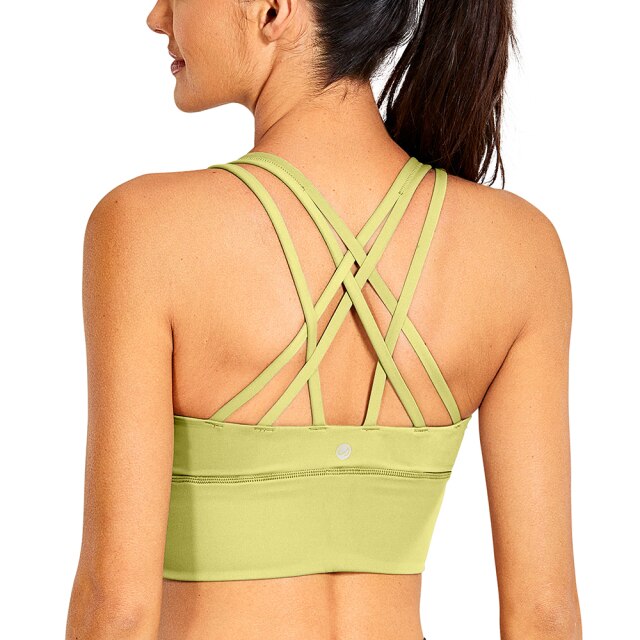 Wirefree Padded Strappy Yoga Bra