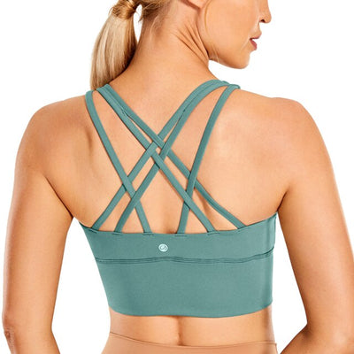 Wirefree Padded Strappy Yoga Bra